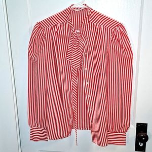 1980's Jonquil festive blouse